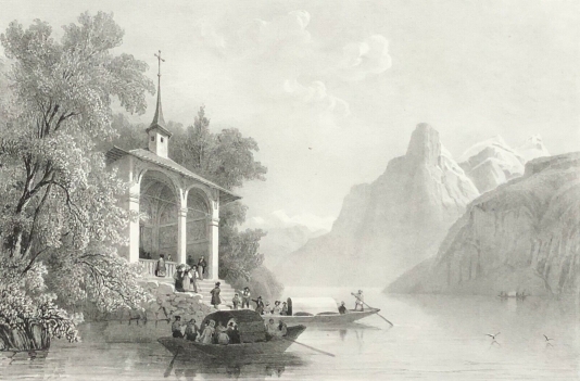 la_chapelle_de_tell_suisse_tellskapelle_lithographie_de_1834